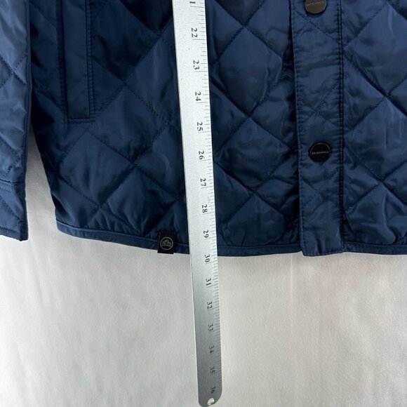Stormtech Performance Jacket Mens Sz M Bushwick Quilted Utility Snap Front Blue - Picture 12 of 12